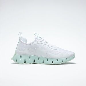 Reebok White and Mint Green Sneakers